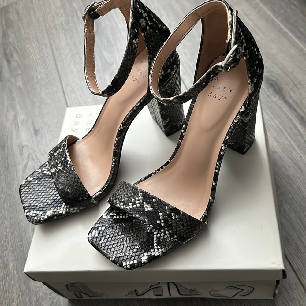 Snakeskin Heels